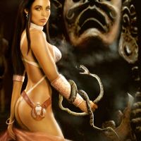 The Priestess of the Snake God