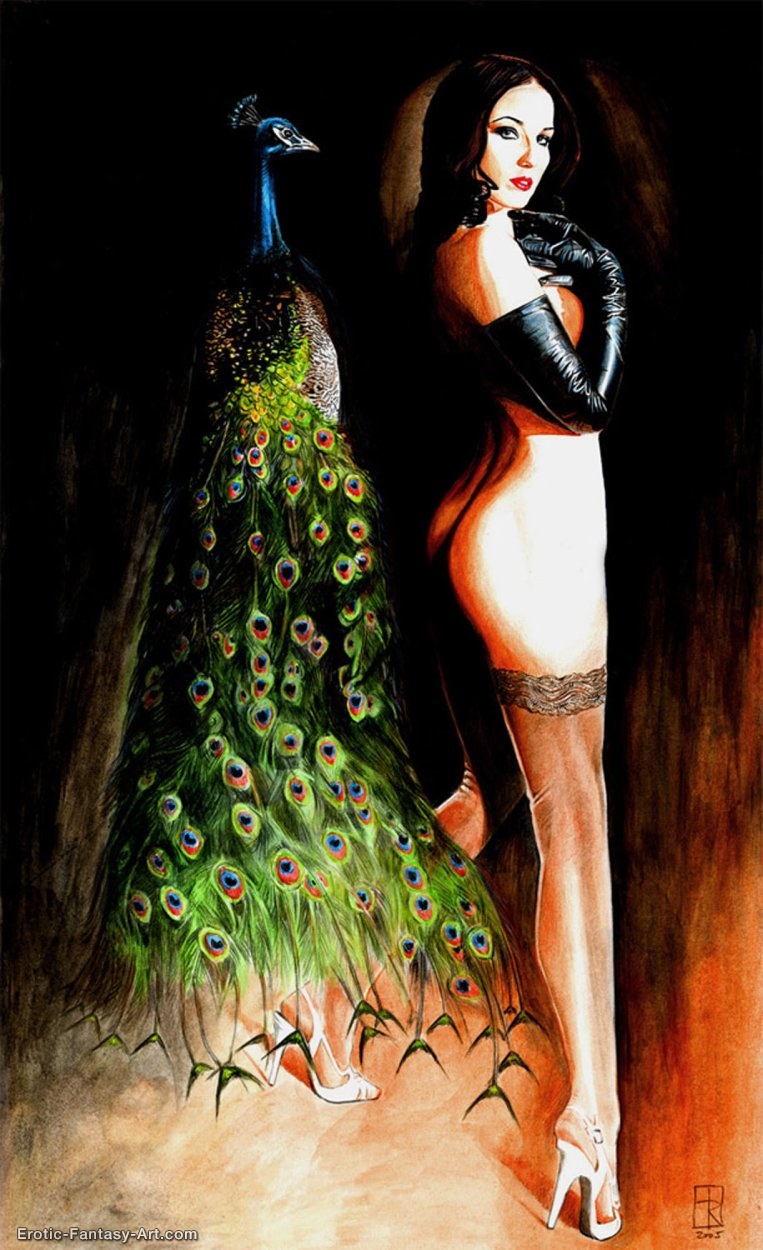 Dita And The Peakock