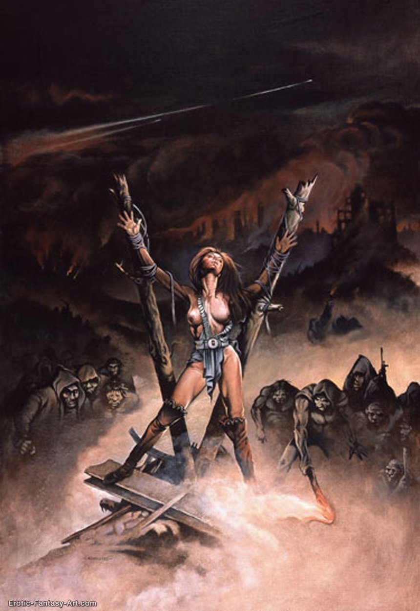 Burning Woman
