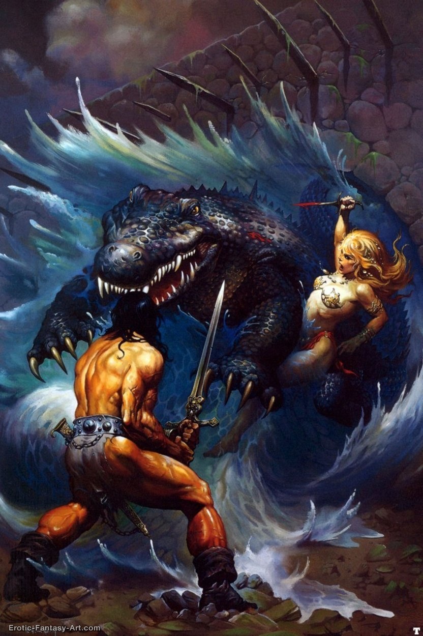 Conan And The Amazon-Scal