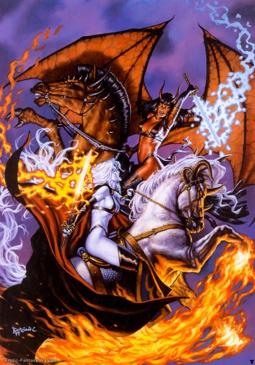 Lady Death Vs Purgatori