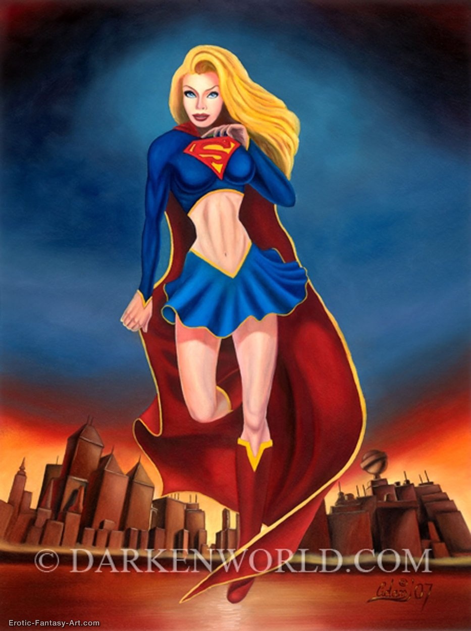 Sunset Supergirl