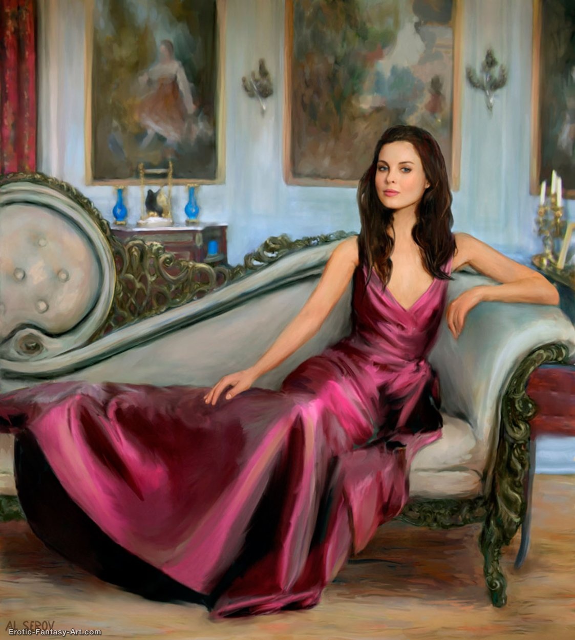Vlada On The Sofa