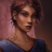 James Adams-Tiefling Female By James Adams