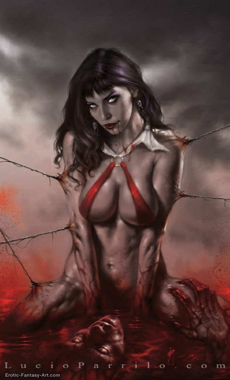 Lucio_Parrillo-Vampirella_By_Lucio_Parrillo﻿