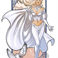 Chris_Evenhuis-Emma_Frost__Hail_the_Queen_By_Chrisevenhuis-D46rsje