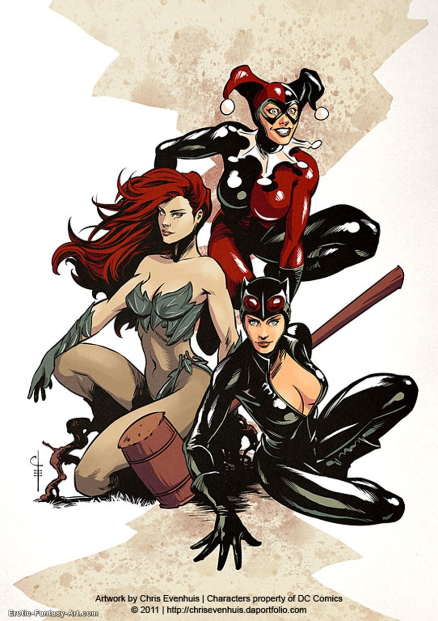 Chris_Evenhuis-Gotham_City_Sirens_By_Chrisevenhuis-D48t9cq