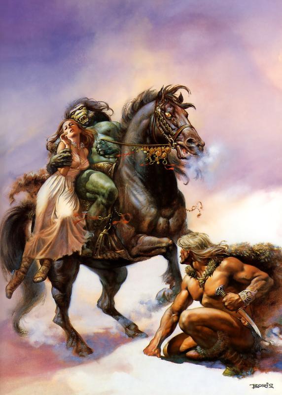 1971 Broken Sword By Boris Vallejo