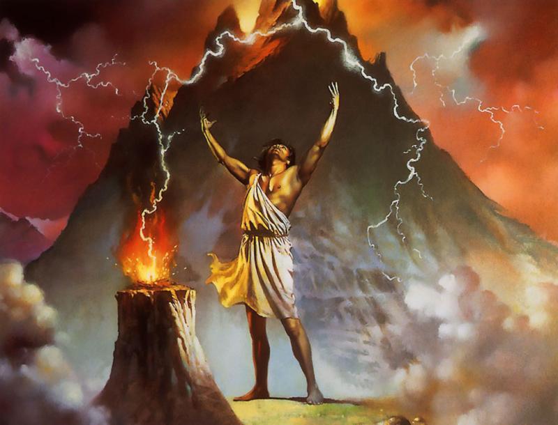 1981 Elijah By Boris Vallejo