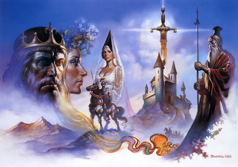 1983 Dreams Of Camelot By Boris Vallejo