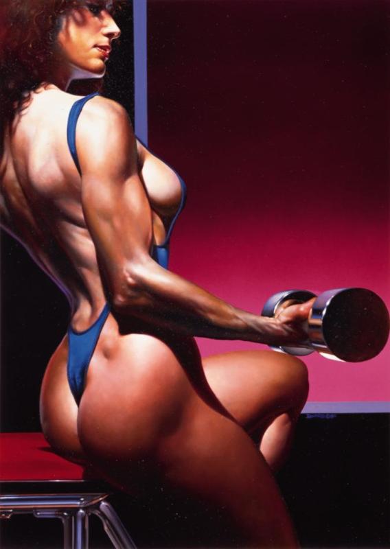 1985 Curl By Boris Vallejo