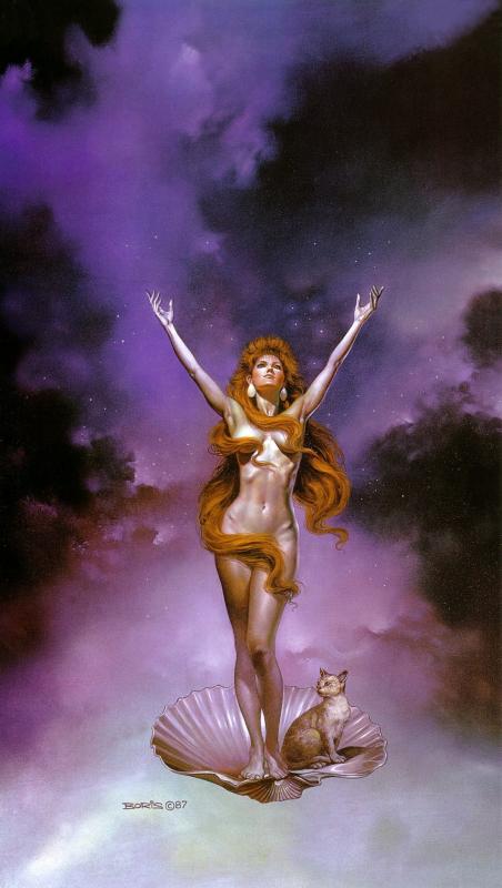 1987 Venus In A Half Shell By Boris Vallejo
