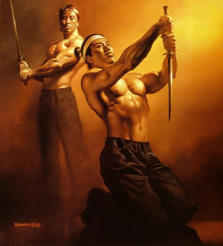 1988 No Place For Disgrace By Boris Vallejo