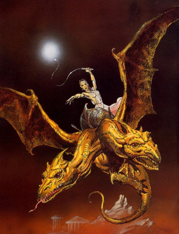 1989 Medeas Chariot By Boris Vallejo