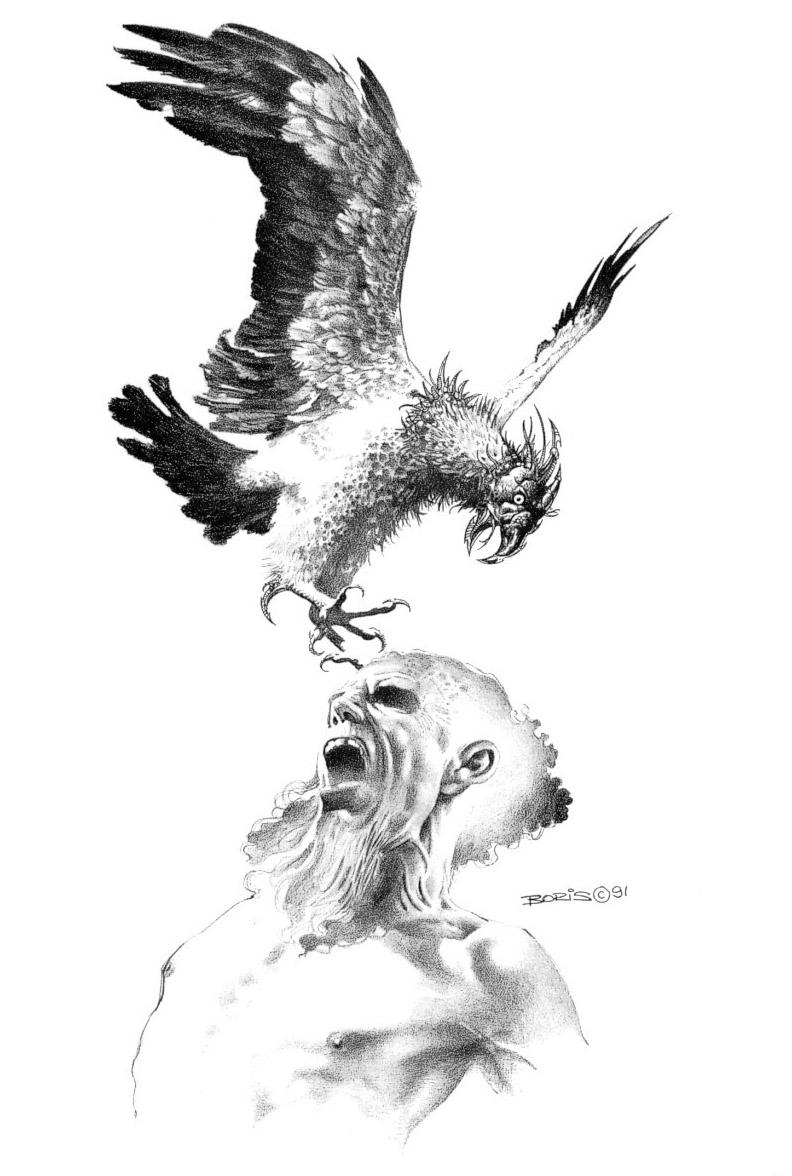 1991 Bird Of Prey By Boris Vallejo