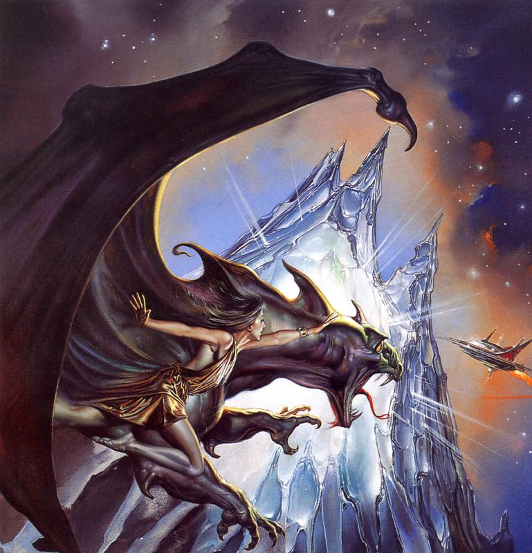 1992 Glass Mountain By Boris Vallejo