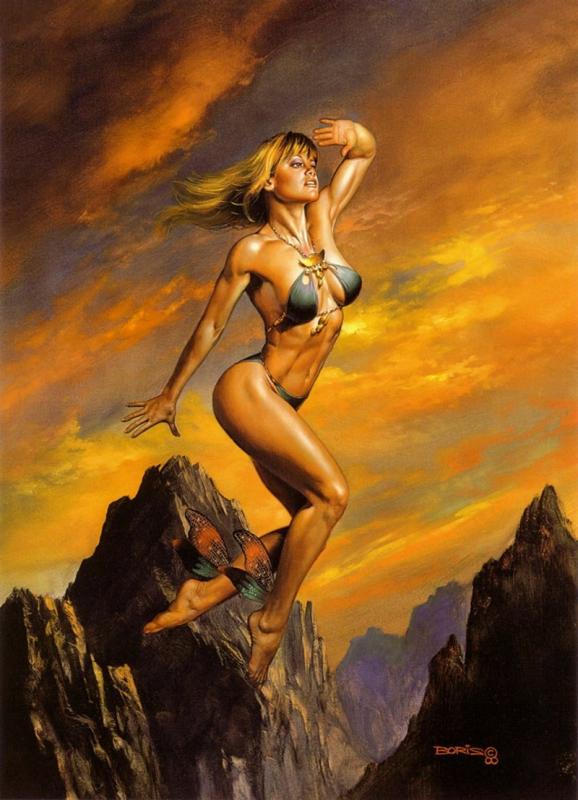 2000 Dusk By Boris Vallejo