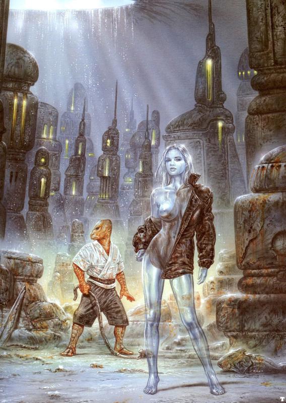 A Crown Disowned Ascending By Luis Royo