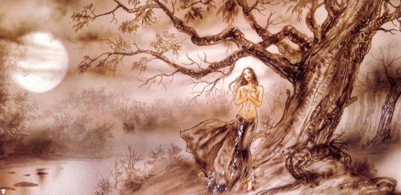 A Crown Disowned Avalanch Sketch 001 By Luis Royo