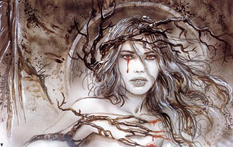 A Crown Disowned Avalanch Sketch 005 By Luis Royo