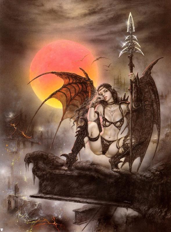 A Crown Disowned Black Tinkerbell By Luis Royo