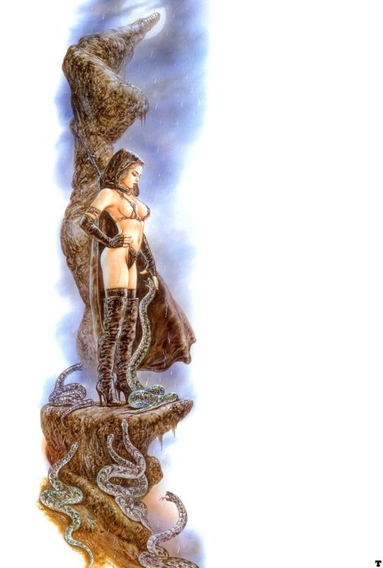 A Crown Disowned Serpents Of Moon2 By Luis Royo