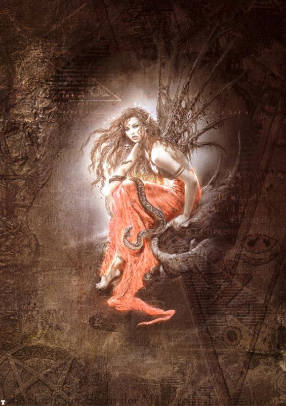 A Crown Disowned Visions Back By Luis Royo
