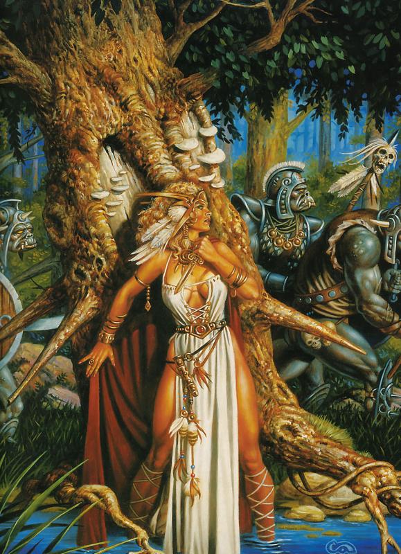 A Princess In Peril By Clyde Caldwell