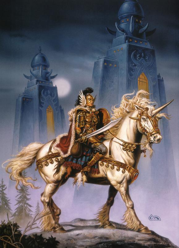Allisa Of The Mists By Clyde Caldwell