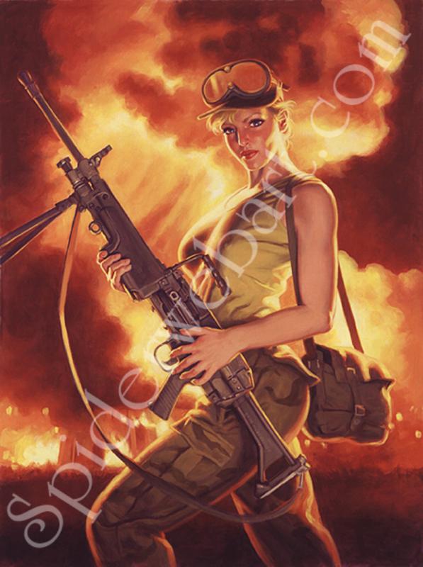 American Bombshell By Greg Hildebrandt