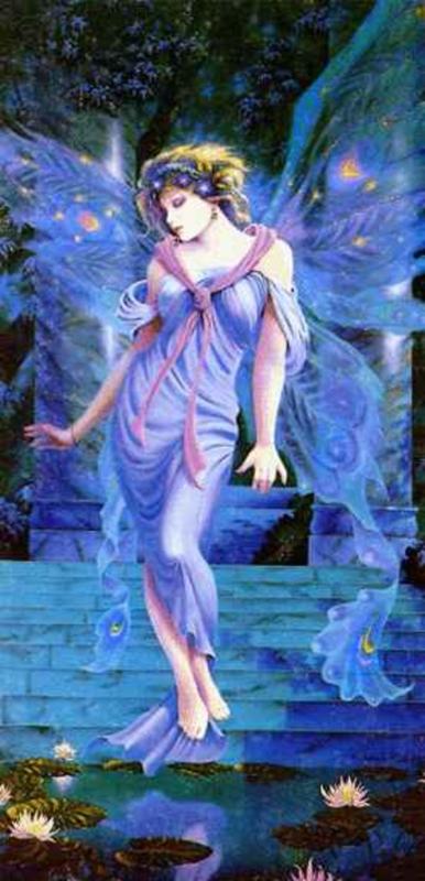 Angel In Blue By Jeffrey K Bedrick