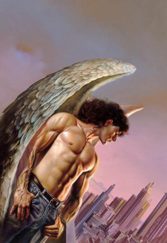 Angel Of The City By Boris Vallejo