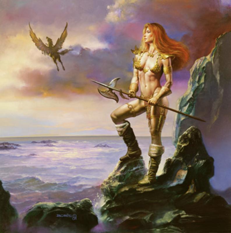 At Dusk By Boris Vallejo