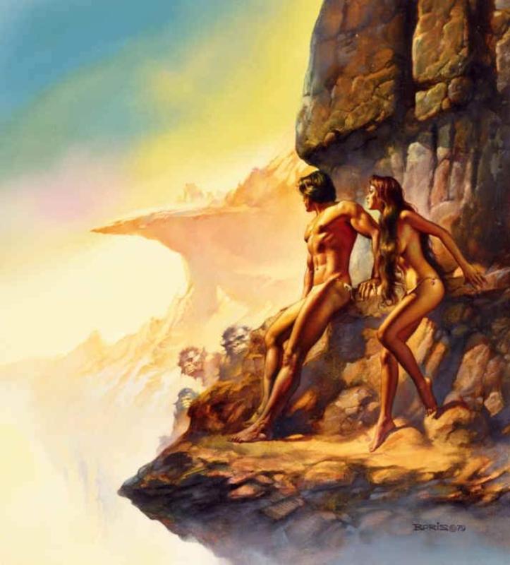 At The Edge Of The World By Boris Vallejo