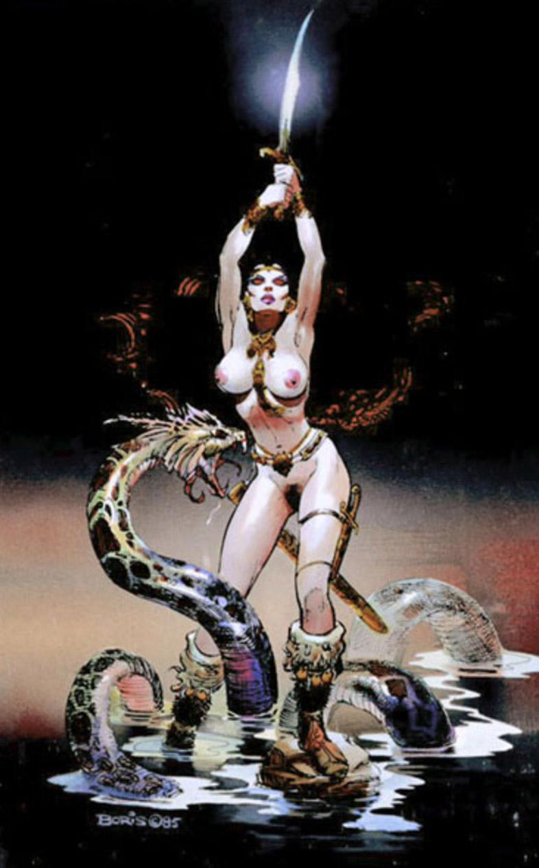 Axed By Boris Vallejo