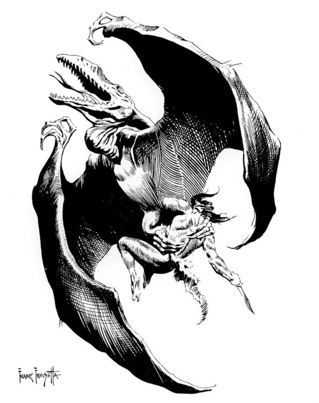 BW 017 By Frank Frazetta