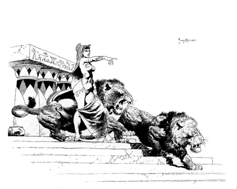 BW 023 By Frank Frazetta