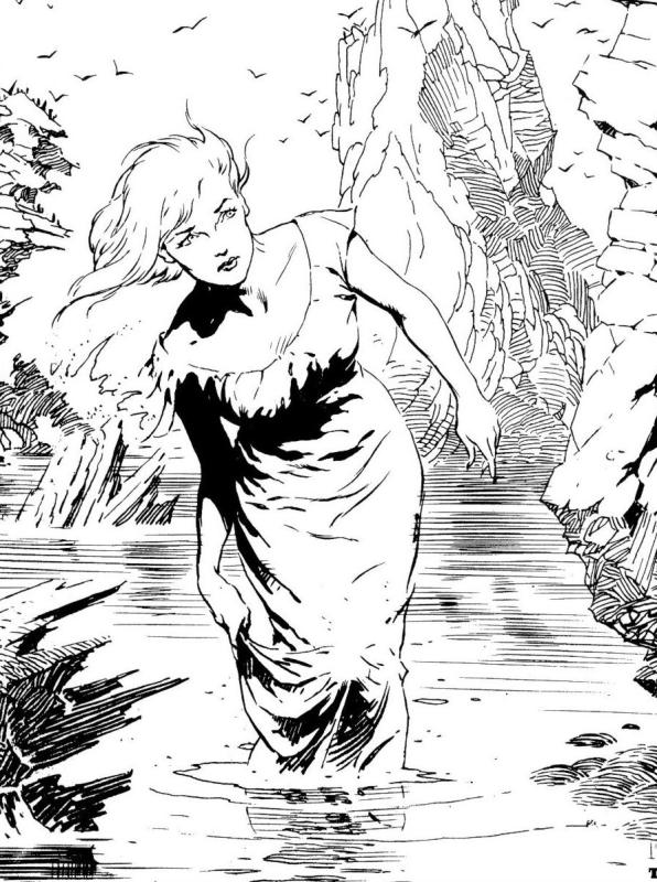 BW 031 By Frank Frazetta