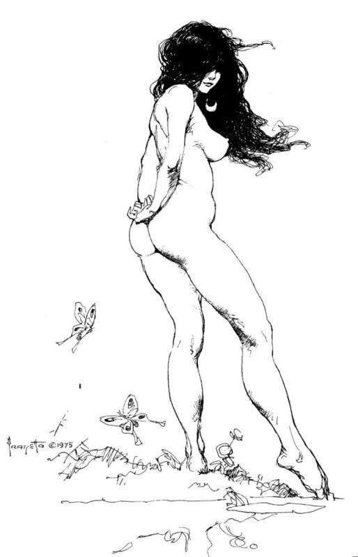 BW 034 By Frank Frazetta
