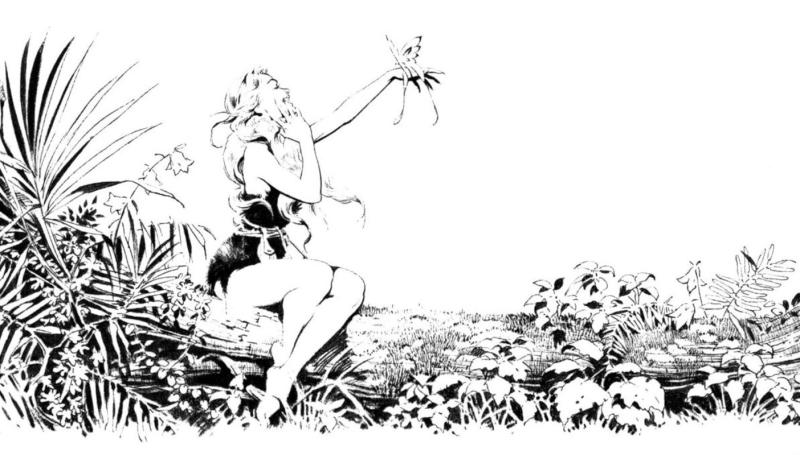 BW Beauty And The Beast I By Frank Frazetta