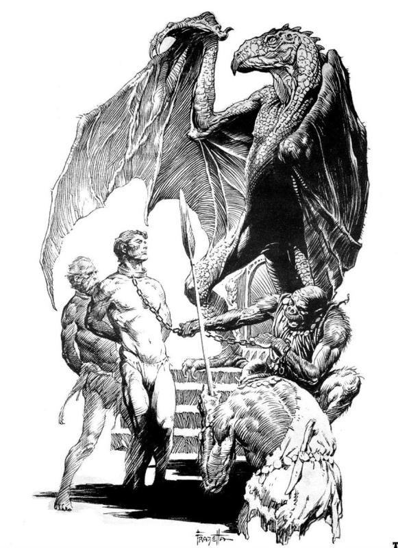 BW Captured By Frank Frazetta