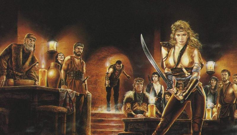 Barfight 1 By Luis Royo
