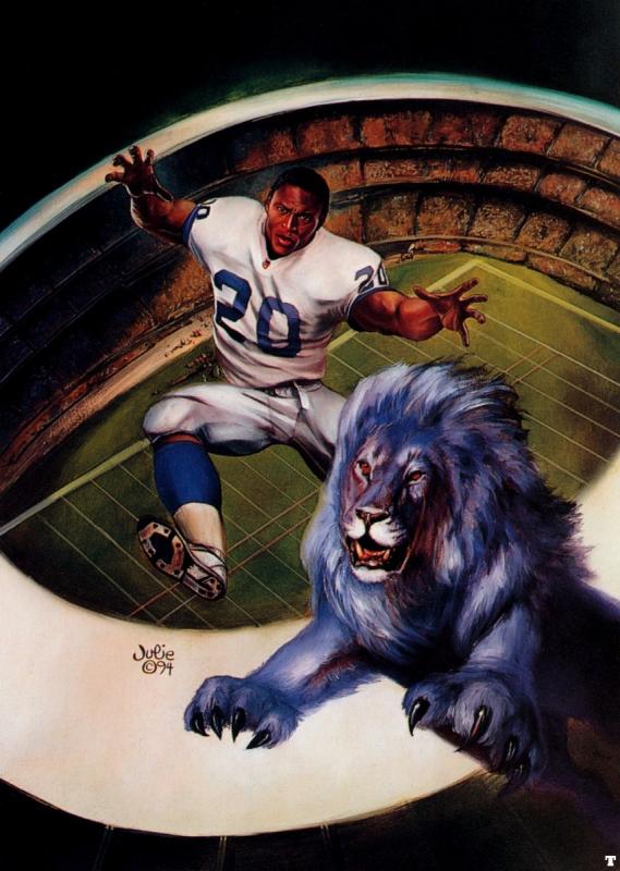 Barry Sanders By Julie Bell