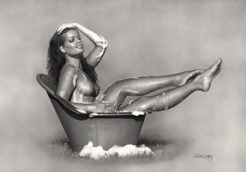 Bathing Girl By Gennadiy Koufay
