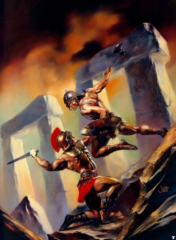 Battle Of Stonehenge By Julie Bell