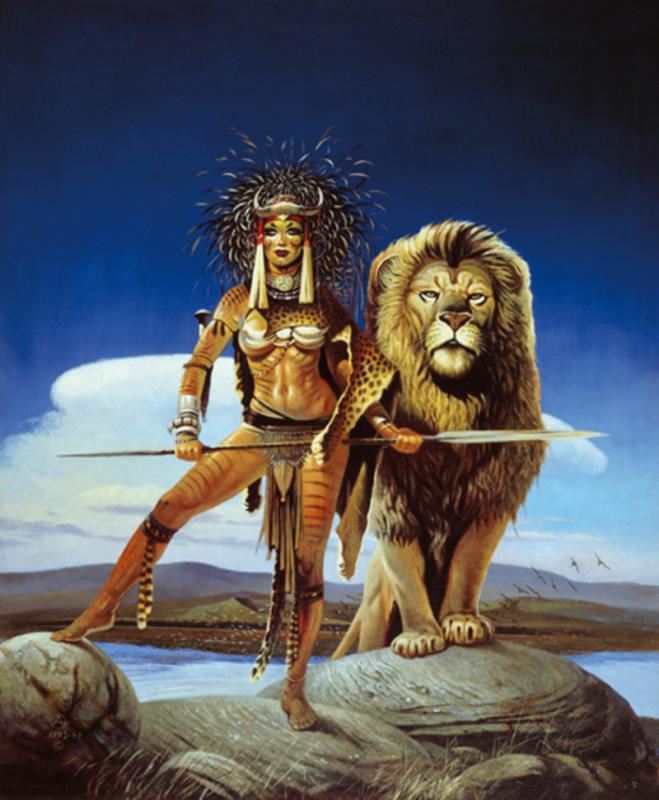 Beauty And Beast By Chris Achilleos