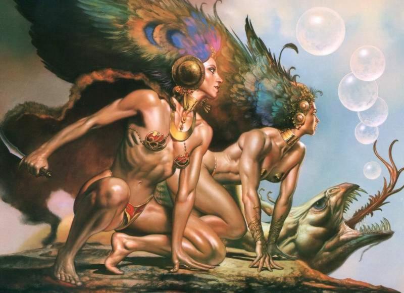 Bird Of Evil By Boris Vallejo
