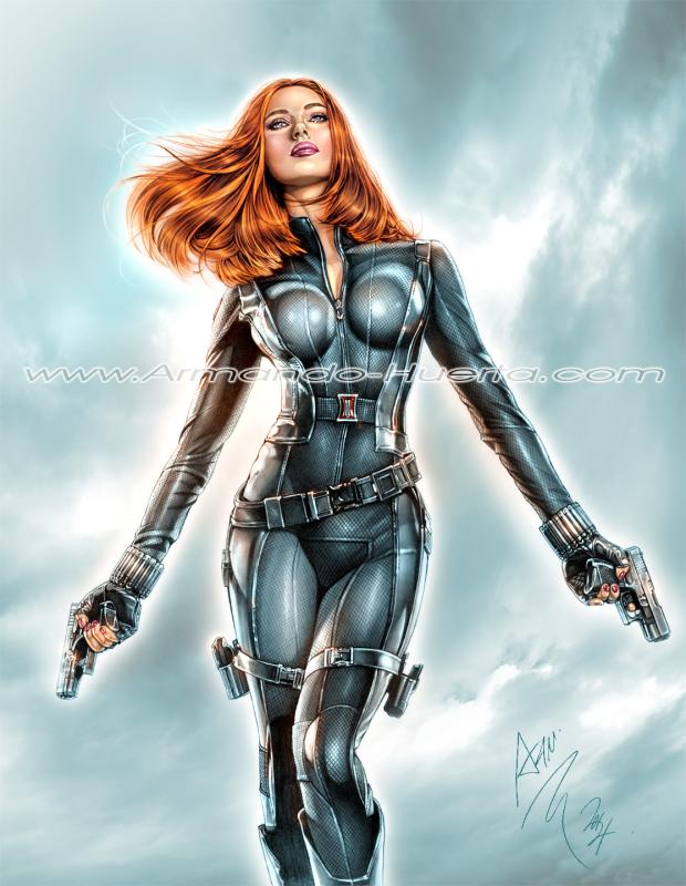 Black Widow Winter Soldier By Armando Huerta