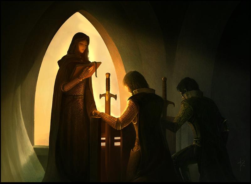 blessing the troops