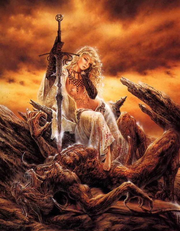 Bloody Victory By Luis Royo